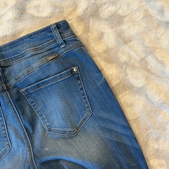 Inc International Concepts Distressed Ankle Raw Hem Jeans Size 4 - Picture 10 of 12